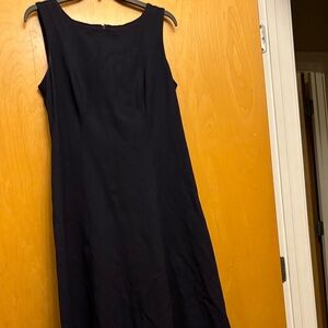 Elegant Navy Sleeveless Dress
